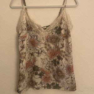 Loose, floral tank top !!
